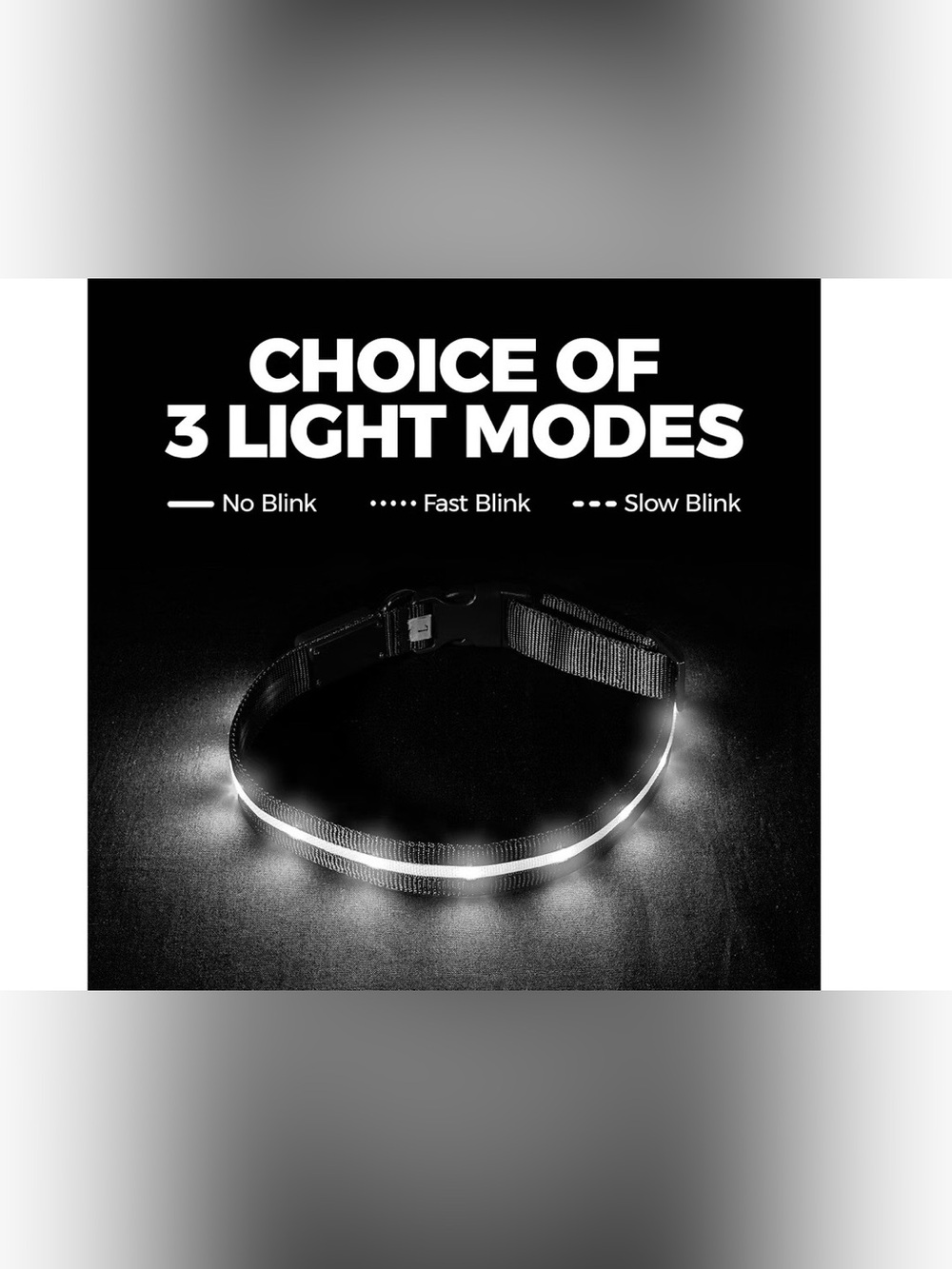LED Blue Light Dog Collar bundle - Picture 9 of 10